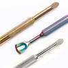 Double Head Cuticle Pusher Cutter Remover Salon Quality Gel Nail Polish Peeler Scraper Durable Manicure Pedicure Cleaner Tools
