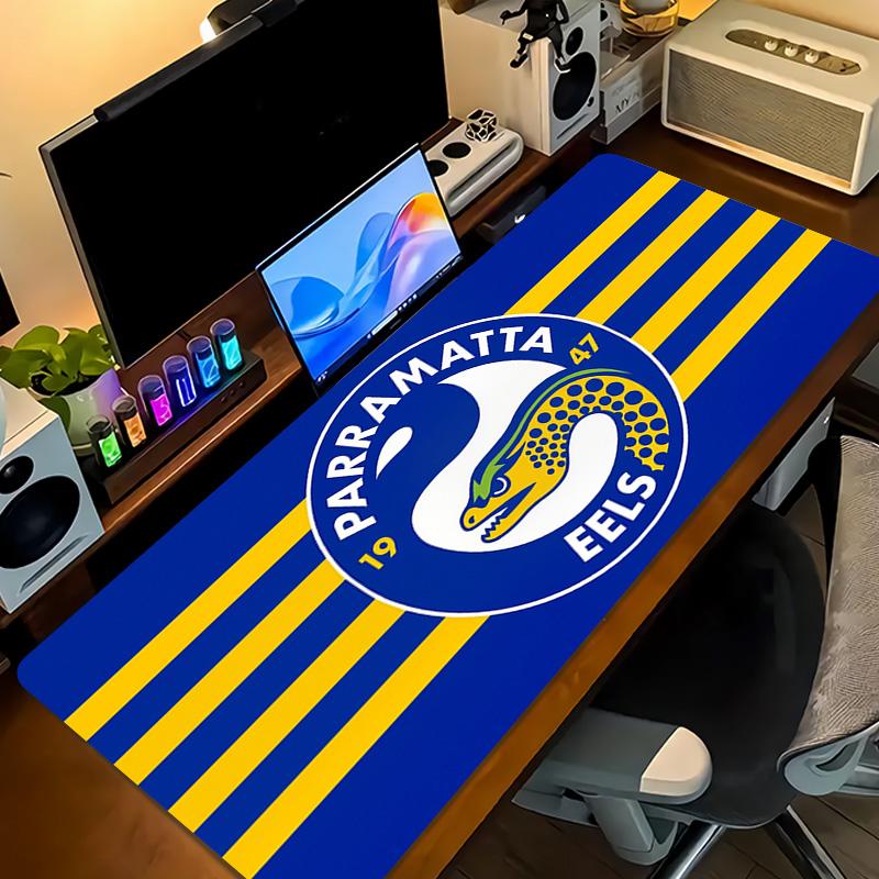 Parramatta Eels Print Cushion Non-slip Laptop Tablet Big Mousepad XXL Mat Mini PC Playmat With Lock edge