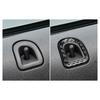 2pcs Carbon Fiber Interior Door Lock Pin Frame Cover For Ford Mustang 2005-2008