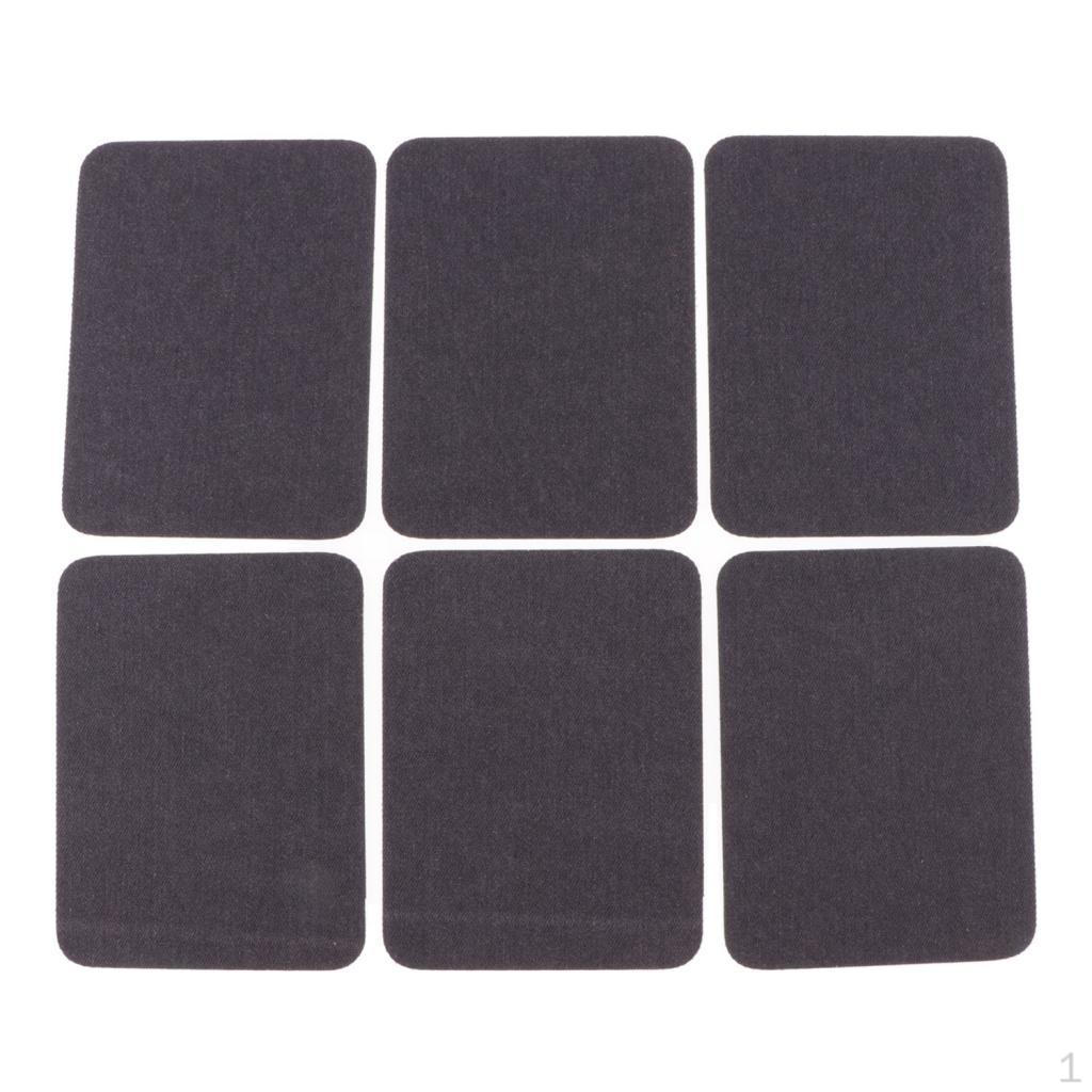 6pcs Patches Jeans Patch Bag Shirt Backpack Applique Decor