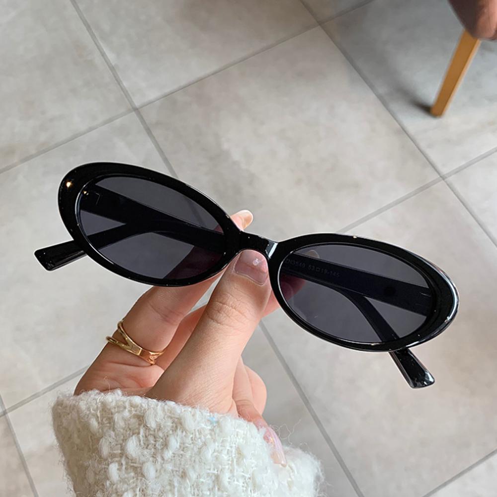 Modne Damskie Okulary Przeciwsłoneczne w Kształcie Owalnym Najnowsza Modna Stylizacja dla Pań Letnie Okulary Przeciwsłoneczne Vintage Styl Markowy Mała Oprawka Okulary do Jazdy
