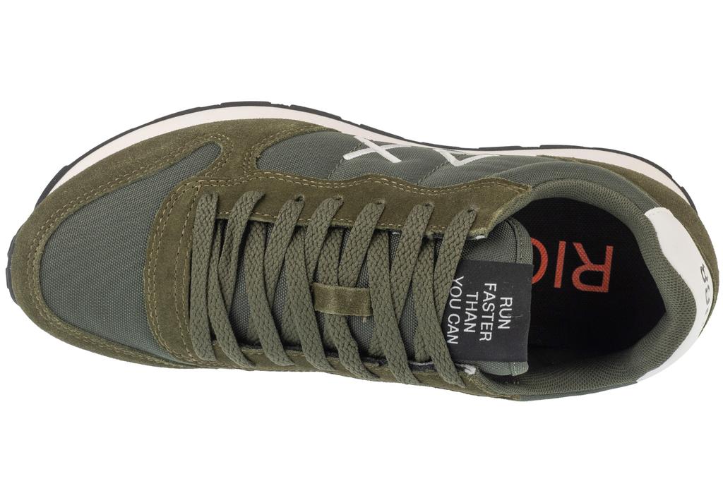 SUN68 Tom Solid, Mens green Sneakers