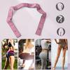 Yoga Pilates Resistance Band with 8 Numbers Stretch Resistance Band Exercise Elastic Band for Stretching and Physical Therapy