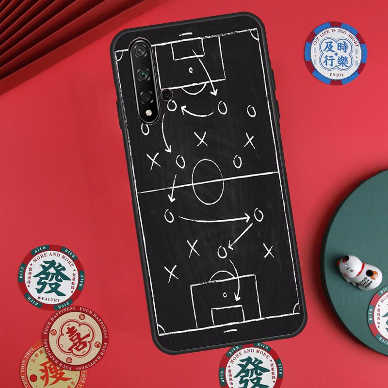 Football Soccer Tactics Time For Huawei Nova Y73 Y72 Y90 Y70 Y60 Y91 Y61 12s 12i 11i 8i 9 10 SE P40 Lite P60 P30 Pro Case