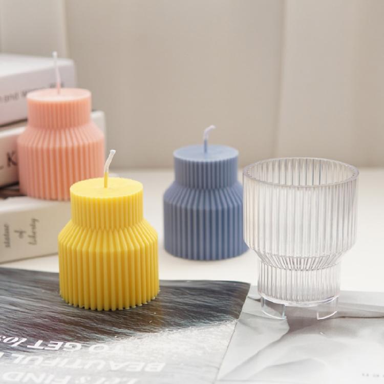 Exquisite Plastic Stereo Candle Mold Handmade Scented Candle Mould Epoxy Mold