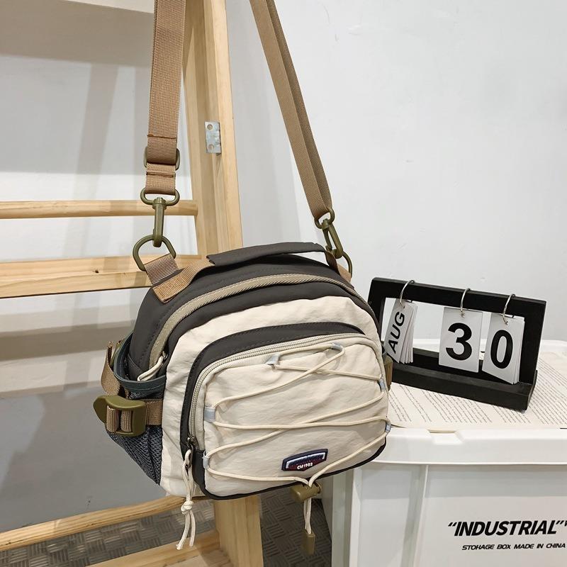 Multifunctional messenger bag Women's mountain climbing hiking lightweight small bag Leisure personalized sports shoulder backpack