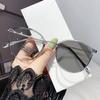 Women Luxury Photochromic Glasses Fashion Blue Lamp Blocking Finished Myopia Glasses Trendy Color Changing Sunglasses Diopters