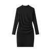 Red Slim-Fit Hip-Hugging Skirt for Women - Perfect for Layering Under Coats in Autumn and Winter
