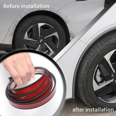 Pour BMW X1 E84 X3 F25 X4 F26 X5 E70 F15 X6 E71 E72 F16 Passages de roue d'aile de voiture Extenseur Bande anti-collision anti-usure Accessoires