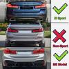 Für BMW 5er G30 G38 M5 2018-2023 Auto Heckstoßstange unterer Lippen-Spoiler-Separator