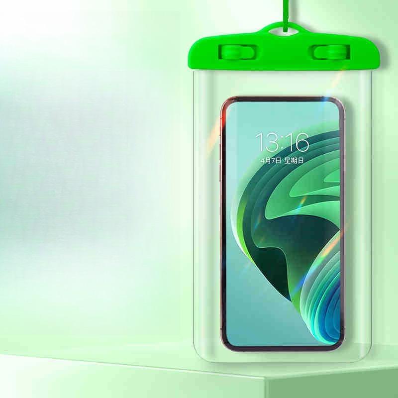 Universal Waterproof Phone Pouch with Sealed Design and Lanyard for Swimming and Diving
