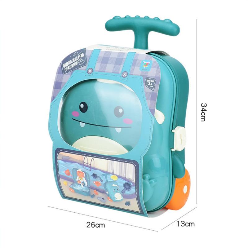 Children Mini Portable Beach  Sand  Toy  Set With Trolley Case Summer Outdoor Games Beach Toys Gift