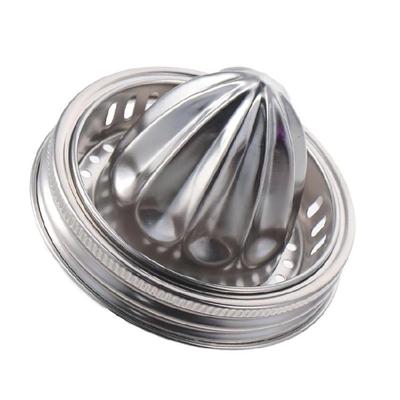 Pokrywka do wyciskarki słoikowa ze stali nierdzewnej, ręczna prasa do cytrusów, bezpieczna w zmywarce, wyciskarka do soków z cytryny i pomarańczy