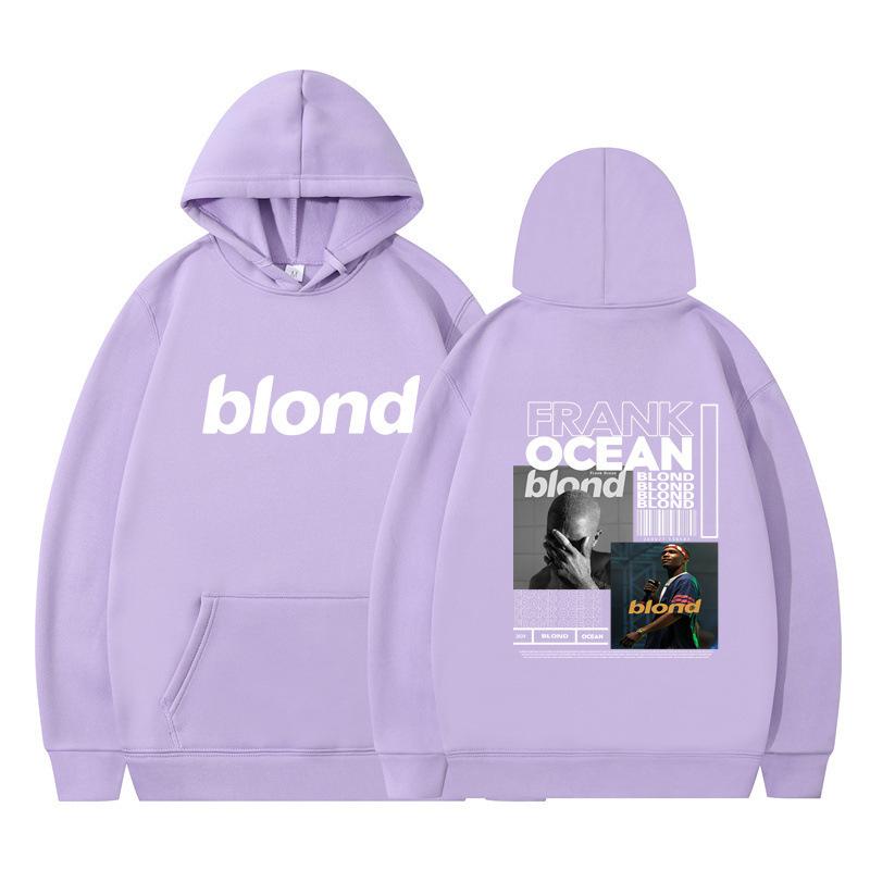 2024 Außenhandel Neu Blond Grenzüberschreitend Herbst/Winter Neu Fleece Lässig Kapuzenkragen Unisex Kapuzenpullover