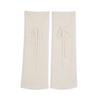 Ribbon Wool Ribbed Leg Warmers_Ivory