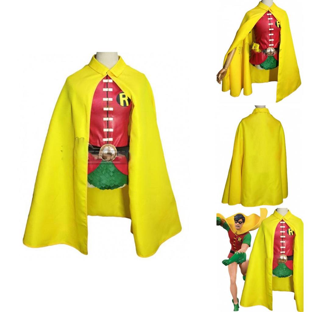 Teen Titans Robin Cosplay Costume With Polyester Blend For Halloween Stage Performance Adults