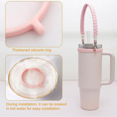 Sturdy Sling for 16-40oz Bottles Durable Silicone Ring Water Bottle Carrier Easy