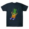 Gifts T-Shirt Novelty Swinging Unisex's Black Pineapple Tee Funny Graphic Swinger
