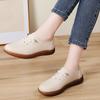 Women Soft Casual Shoes Loafers Simple Elegant Summer Sneakers Breathable Leather Moccasins Shoes Plus Size