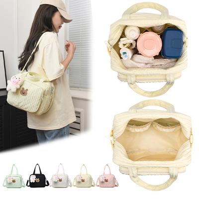 Labour Luggage Bag with Pendant Organizer Maternity Bag Portable Cute Cartoon Multi-function Large Capacity Organizer Travel Bag
