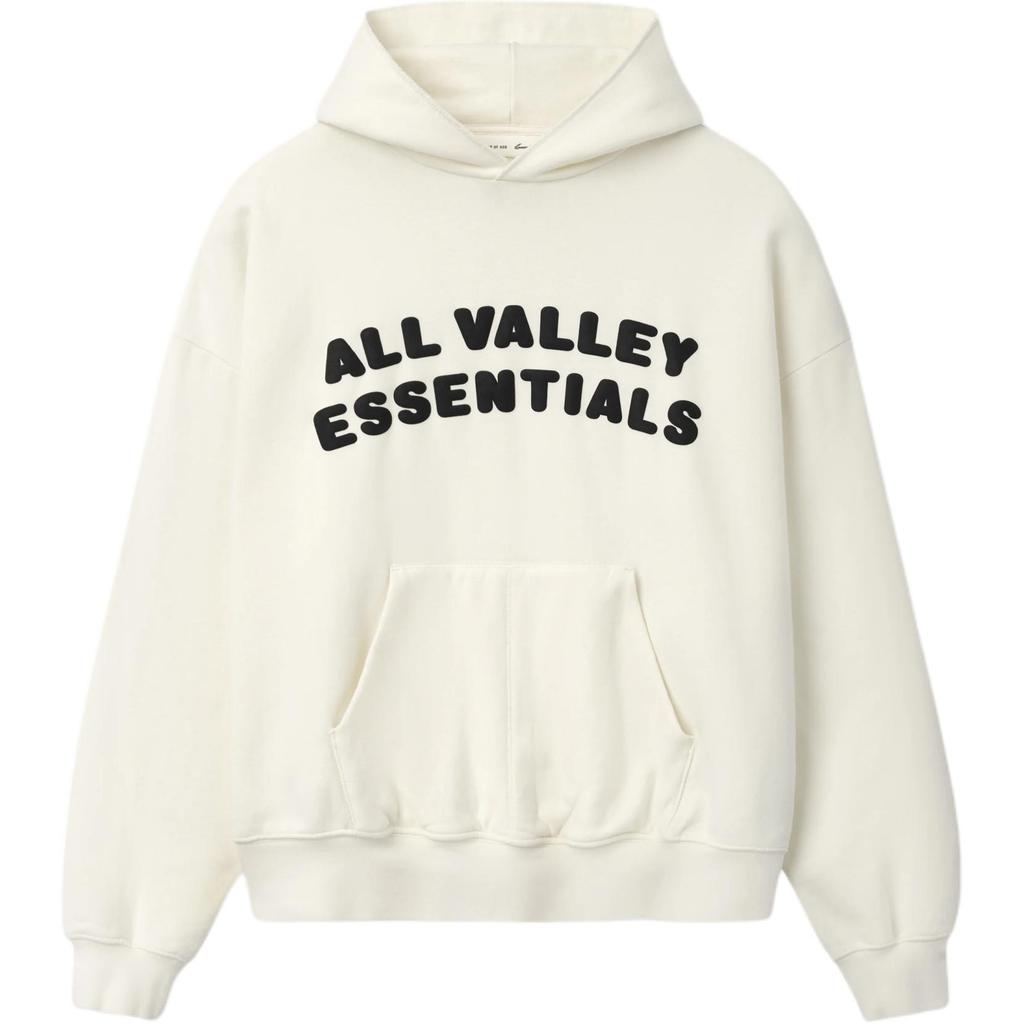 Fear of God Essentials 90s Hoodie Washed Ivory Men Tops Cream RW00289-0148