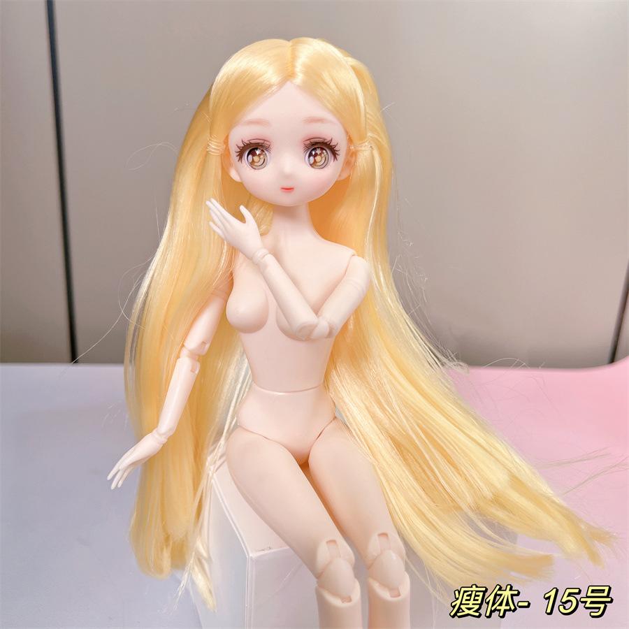 30cm Anime Style Doll Toys 16 Bjd 26 Joints Movable Wither Skin Doll Girls Diy Dress Up Toys Gifts