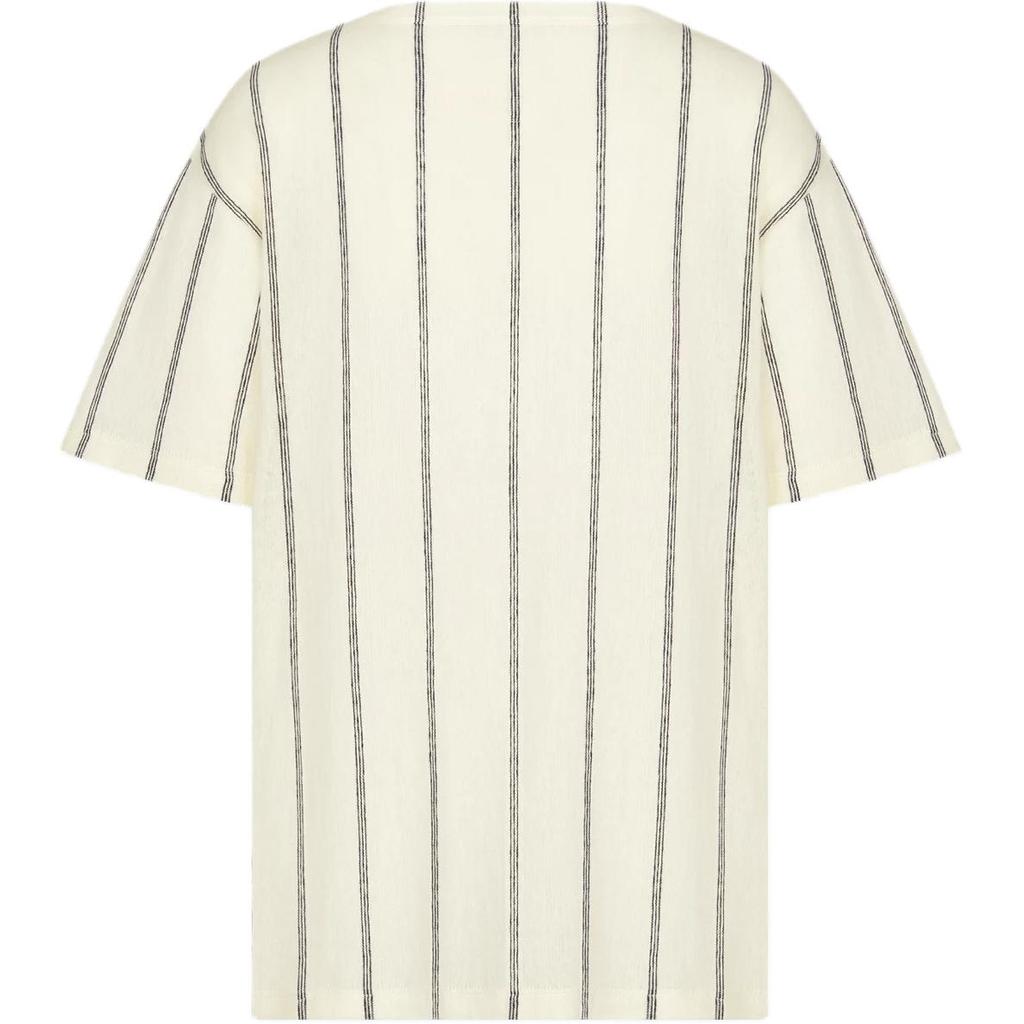 DIOR T-Shirts Men's Beige Crew Neck Moderate 593J612A3019-C185