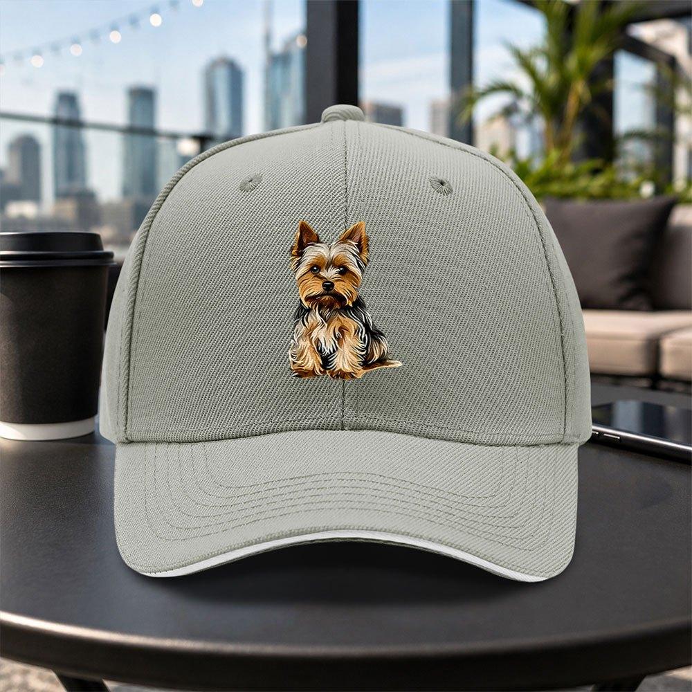 Yorkshire Terrier Print Baseball Cap Unisex Adjustable Duckbill Hat Lightweight Casual Outdoor Gift Multiple Colors