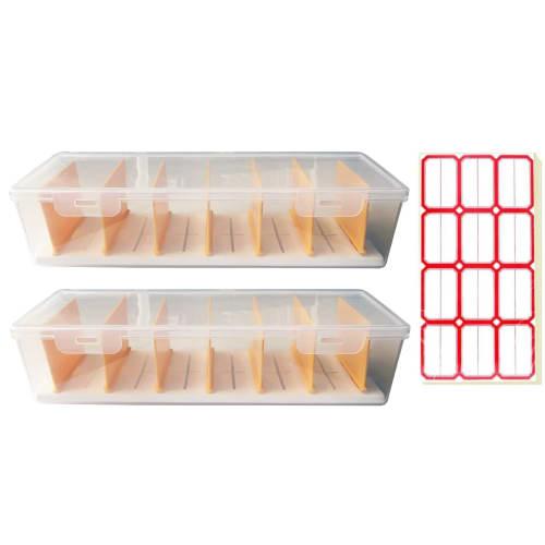 Storage Box for Trading Cards, Holds Approximately 700 Cards, Large Capacity, Adjustable, 7 Dividers, and 1 Base, Shockproof, Waterproof, and Dustproo
