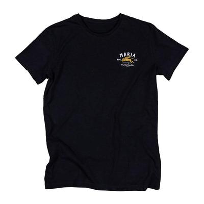 Maria Riding Old Panther Motorcycle Summer Luxury Brand Cotton Men's and Women's T-shirt Motorcycle Short Sleeve