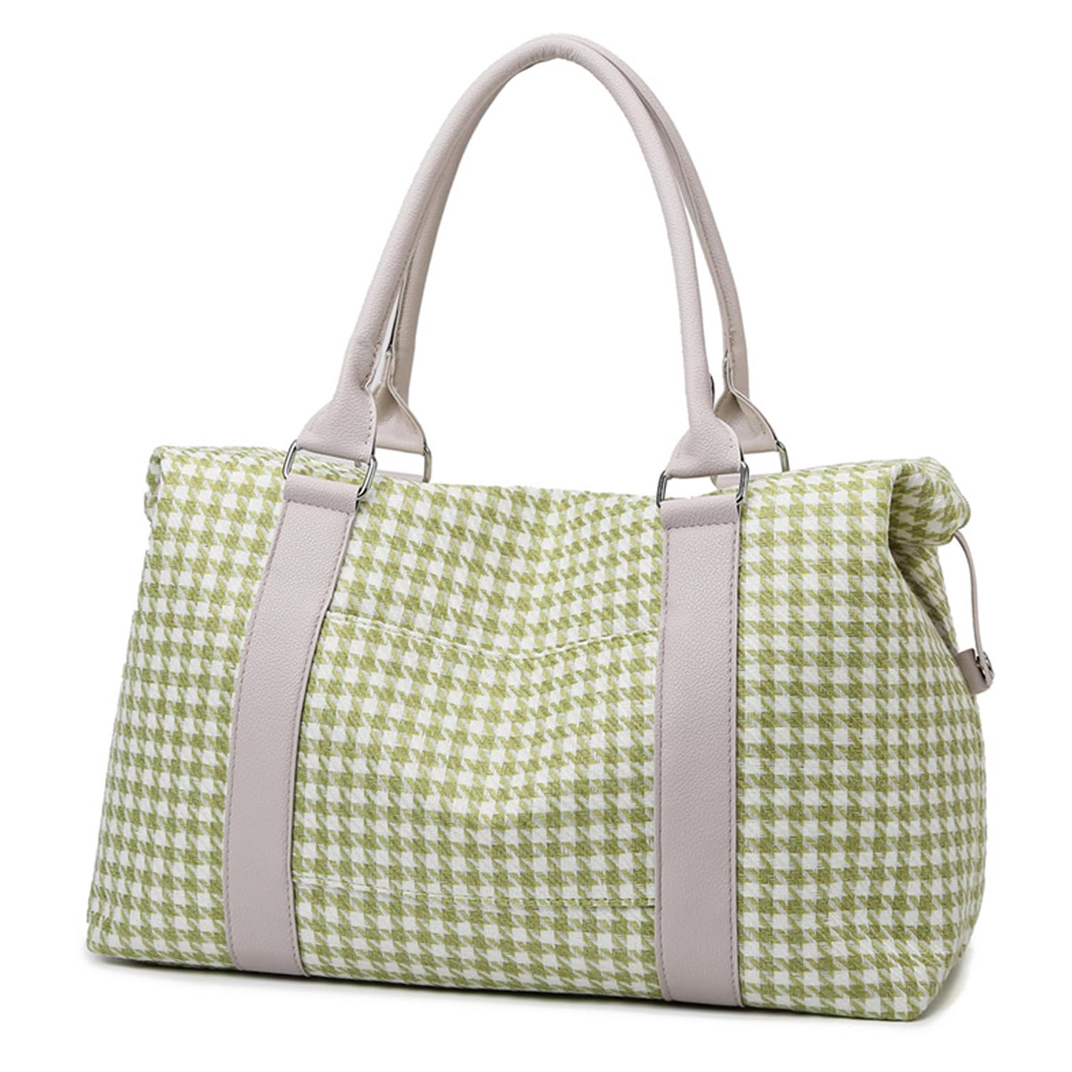 

Ganve 21L Large Capacity Boston Tote Bag for School Waterproof Outdoor Lightweight Bag with Gym Swimming Golf Drum Travel Travel Commuter Green