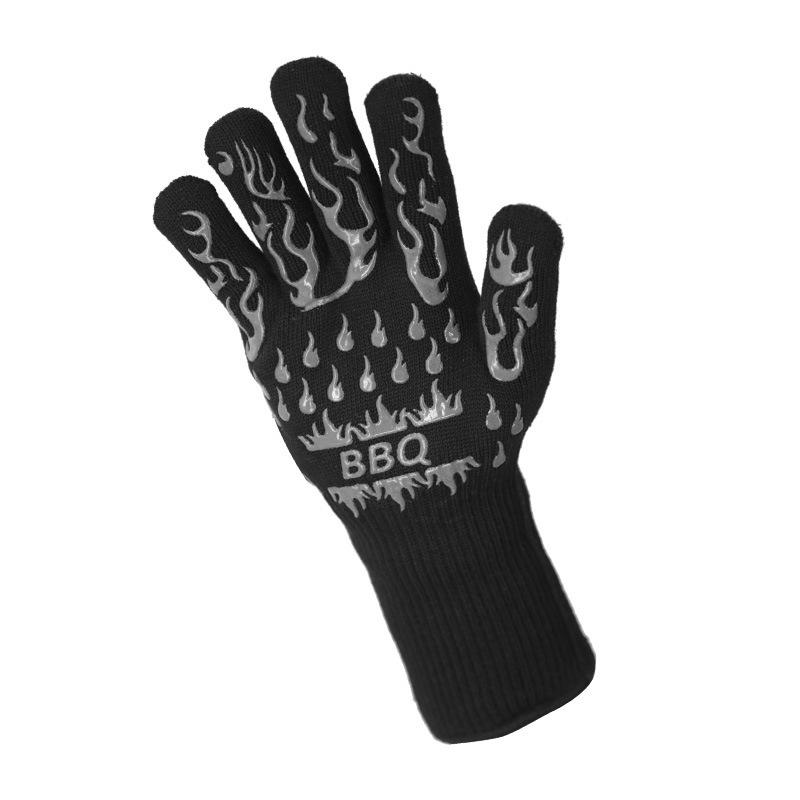 Heat-Resistant Flame Retardant Silicone BBQ Oven Gloves