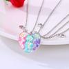 Good Friends Magnetic Necklace - Cute Friendship Cartoon Pendant, Sweet Back-to-School Birthday Gift for Girls.