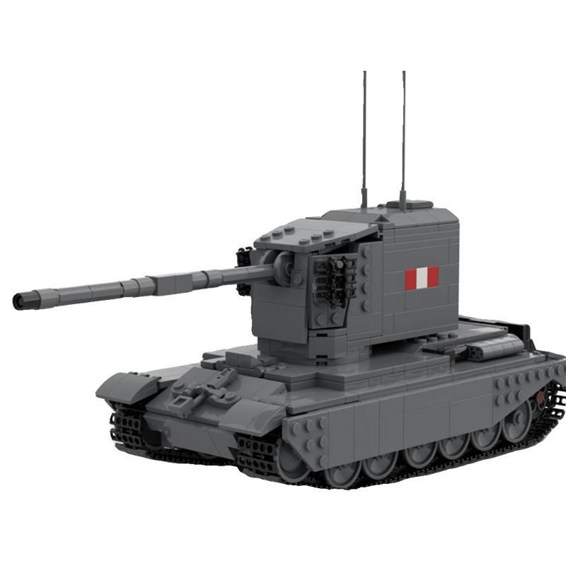 MOC FV4005 Tank Destroyer Building Blocks | 931PCS Military Bricks Kit | Collectible Model for Adults & Teens | War History Gift