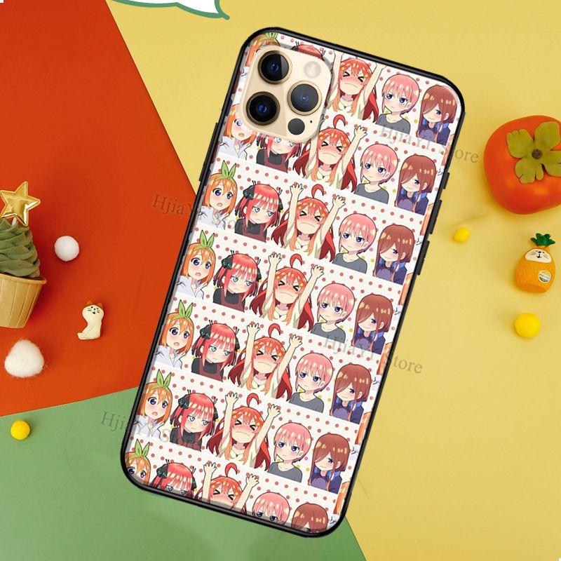 Itsuki Nino Yotsuba Nakano Case For iPhone 11 13 Pro Max 12 Mini X XR XS MAX 6 6S 7 8 Plus 5S SE 2020 Phone Cover