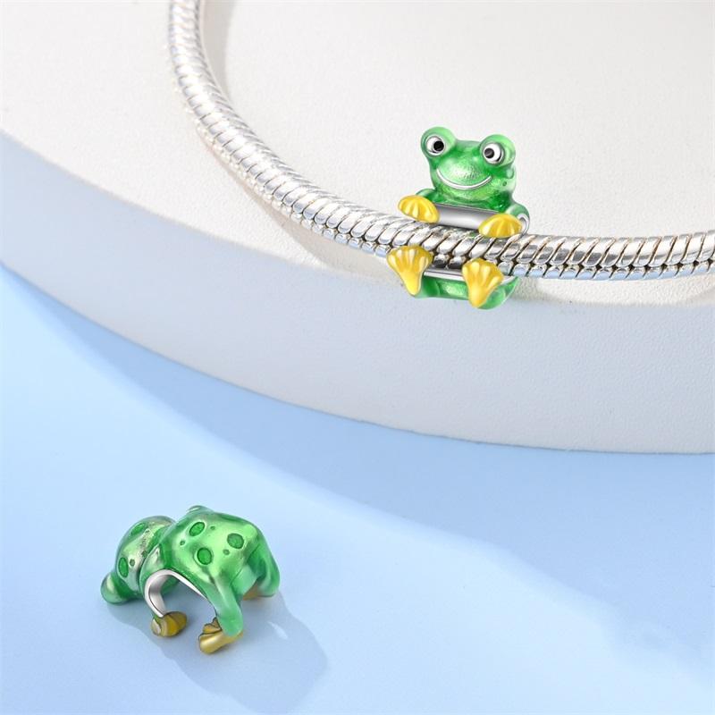 Charms Copper Cute Cartoon Theme Series Beaded Pendant 3Mm Original Bracelet Necklace Women'S Luxury Exquisite Jewelry Gift