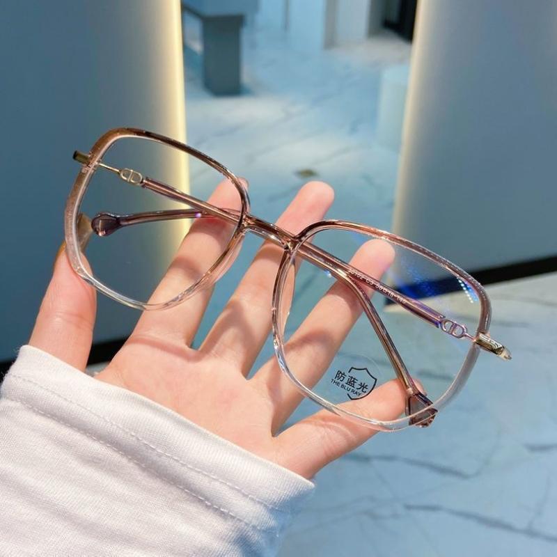 Starry Glitter Frame Myopia Glasses Women'S Ins Style Minus Diopter Eyeglasses Short Sight Glasses For Men Diopter 0 To -4.0