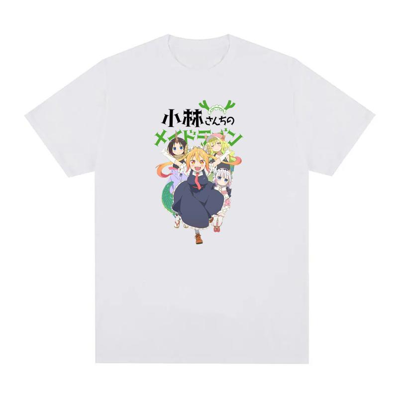 Miss Kobayashi Dragon Maid Kawaii Maidservant Tohru Funny Anime T Shirt Men Women Cotton Casual T Shirt O-Neck EU Size Tees
