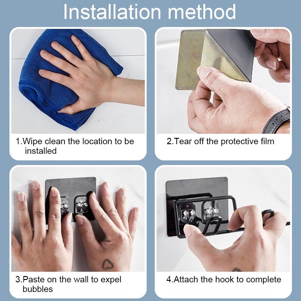 Βάση για πιστολάκι μαλλιών Σχάρα ισιώματος μαλλιών Βάση για πιστολάκι Βάση αποθήκευσης μπάνιου