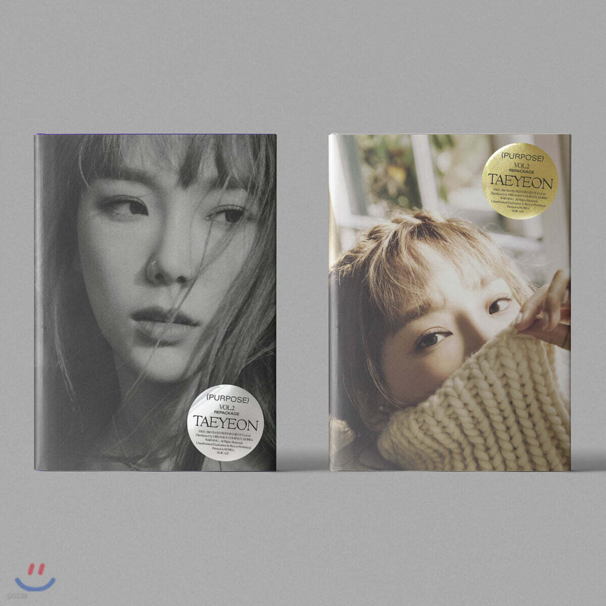 Taeyeon The 2nd Album Repackage - Purpose [Random 1 of 2 Versions: Purple or Beige]