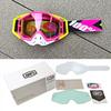 Helmet Goggles Set 100% Off-Road Motorcycle Helmet Goggles Downhill Mountain Bike Wind and Sand Protection