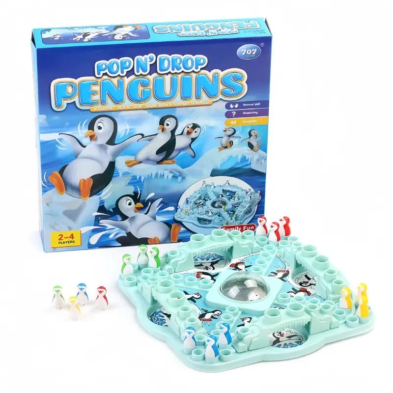 Kids Favorite Game Board Game Pop N's Drop Christmas Penguin Toy For Family Fun Penguin Aeroplane Chess Educational Board Game