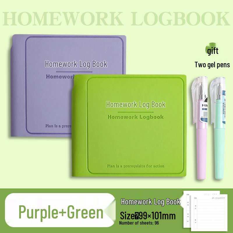 Grade 1 Mini Homework Notebook for Primary Students