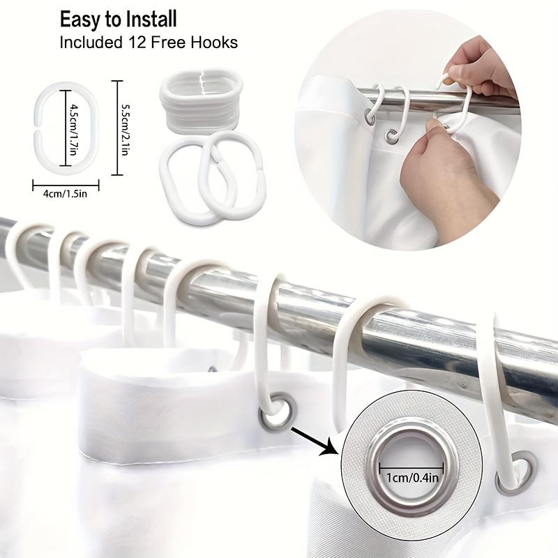 1/4 Stück Badezimmer Duschvorhang Set Golden 3D Schwan Druck Badezimmer Vorhang Mit 12 Haken Rutschfeste Teppiche WC-Deckel Matte Badezimmer Trennwand