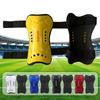 Double-row Strap Football Leg Guards for Adults and Children. Competition and Training Protective Gear for Sports and Cycling. L 1