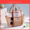 Reise-Strandtasche mit mehreren Taschen, große Kapazität, wasserdichtes Netz, für Urlaub und Schwimmen