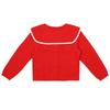 French Cat Red Sailor Knit Cardigan Q51daw011r1