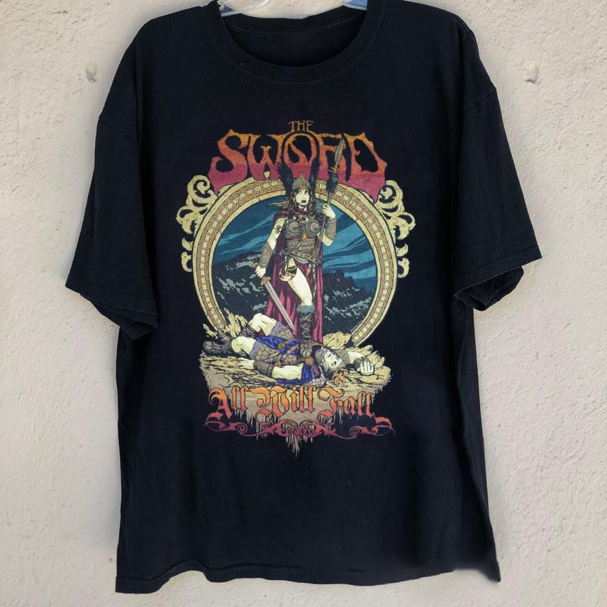 

Trend THE SWORD Band Black Cotton All Size To 4XL Shirt Unisex BT425 Unisex T-Shirt XXXXL