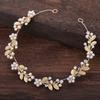 Crystal Leaf Hair Vine Band Headband Rhinestone Flower Headband Tiara For Women Bridal Wedding Hair Accessories Jewelry Headband