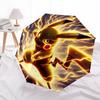 1pc Pikachu Automatic Folding Umbrella - 8-Rib Durable Iron Frame, Compact Portable for Daily Travel, Men & Women yy251125232